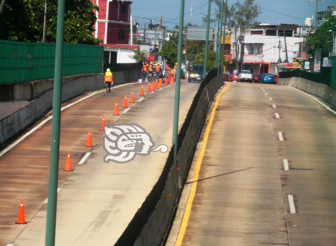 Reportan encharcamientos por posibles filtraciones en el Túnel Sumergido