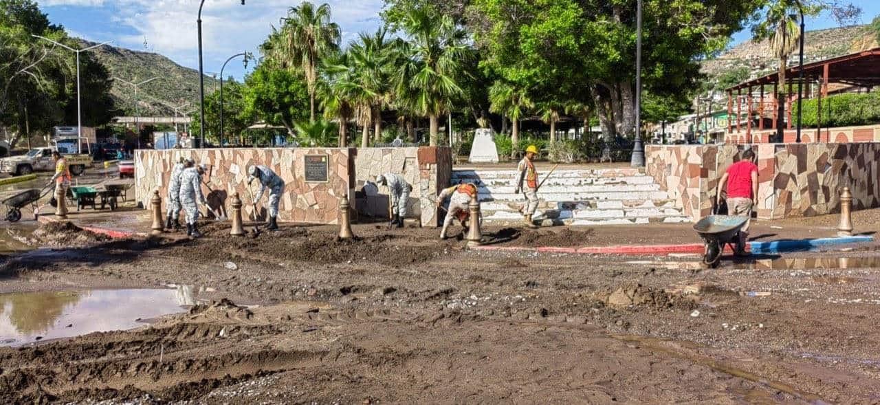 Guardia Nacional aplica Plan GN-A por lluvias intensas en Baja California