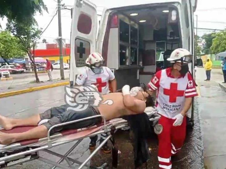 ¿Justicia por propia mano? se las mochan a presunto ladrón en Coatzacoalcos