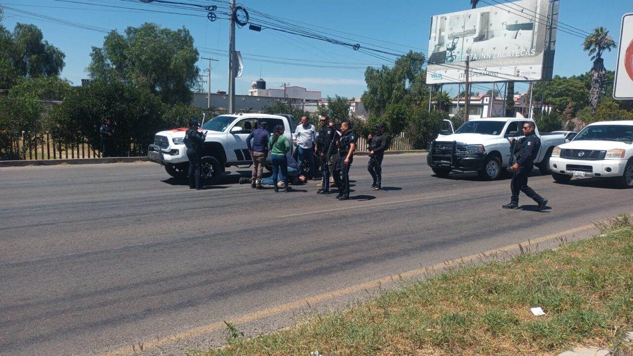 Tres ministeriales lesionados y un detenido, tras balacera en Aguascalientes