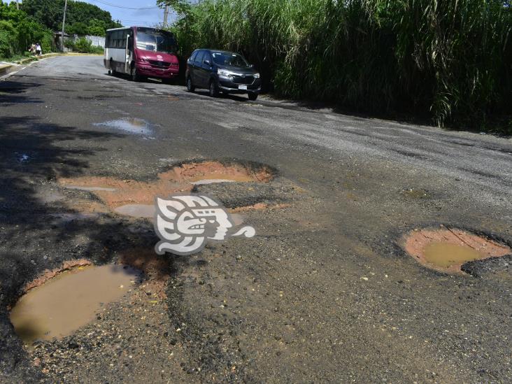 Se forman cráteres y no en la luna, ¡en Coatzacoalcos! (+Video)