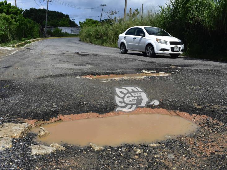 Se forman cráteres y no en la luna, ¡en Coatzacoalcos! (+Video)