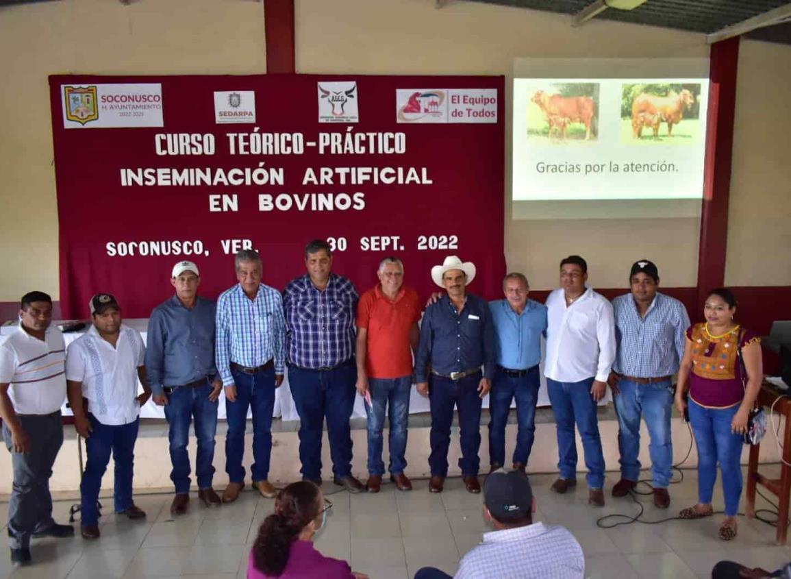 Para mejor hato ganadero, en Soconusco capacitan a productores