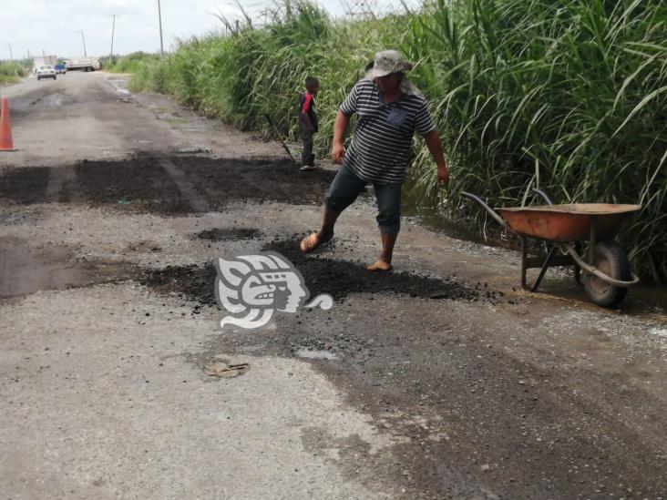 Deplorables las condiciones de la carretera Coatzacoalcos-Minatitlán (+Video)