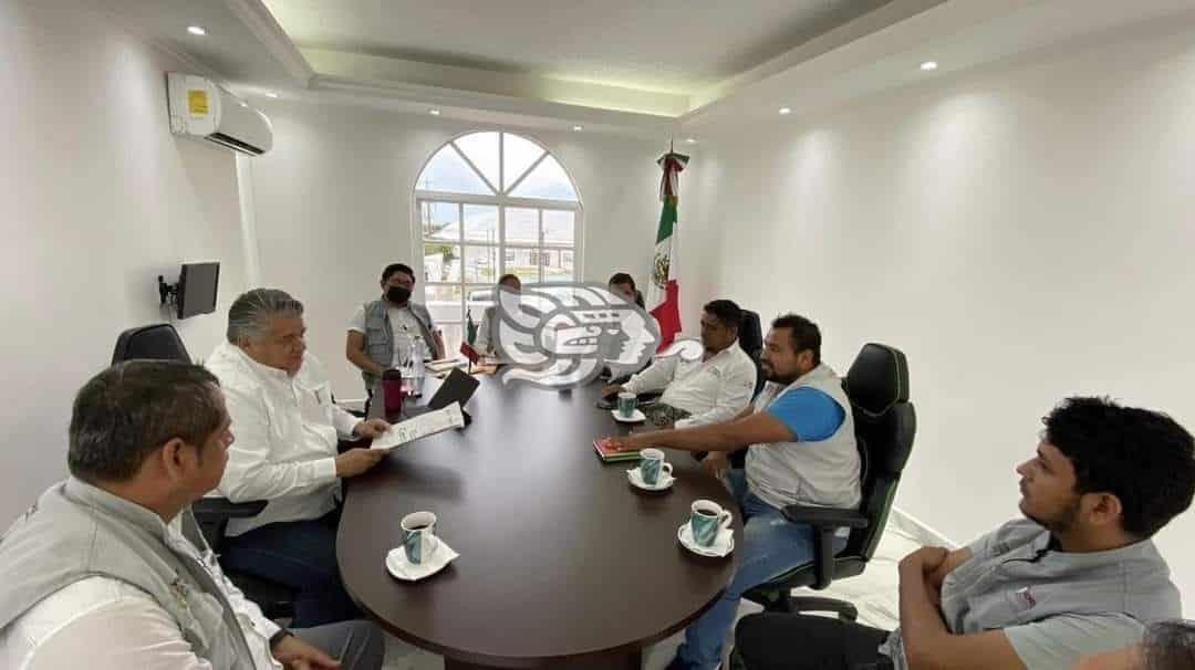 Se reunió personal de SEDESOL con autoridades de Moloacán