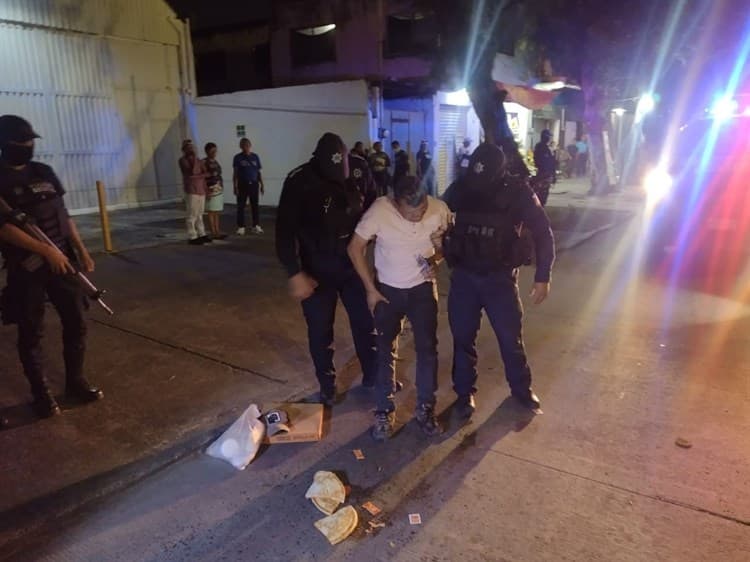 Atropellan a hombre en calles de Veracruz; el culpable se da a la fuga (+Video)