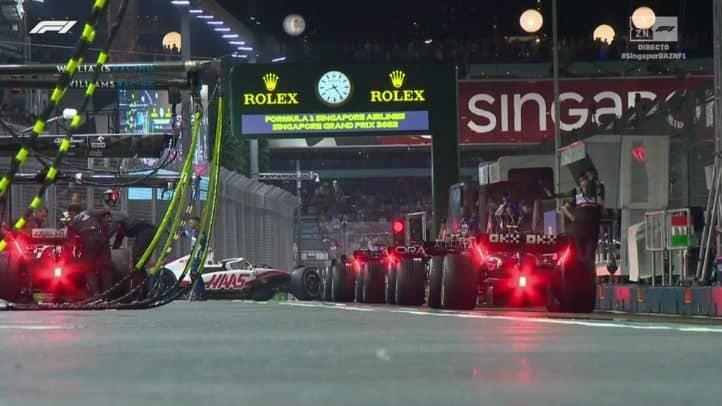 Se retrasa el inicio del GP de Singapur una hora