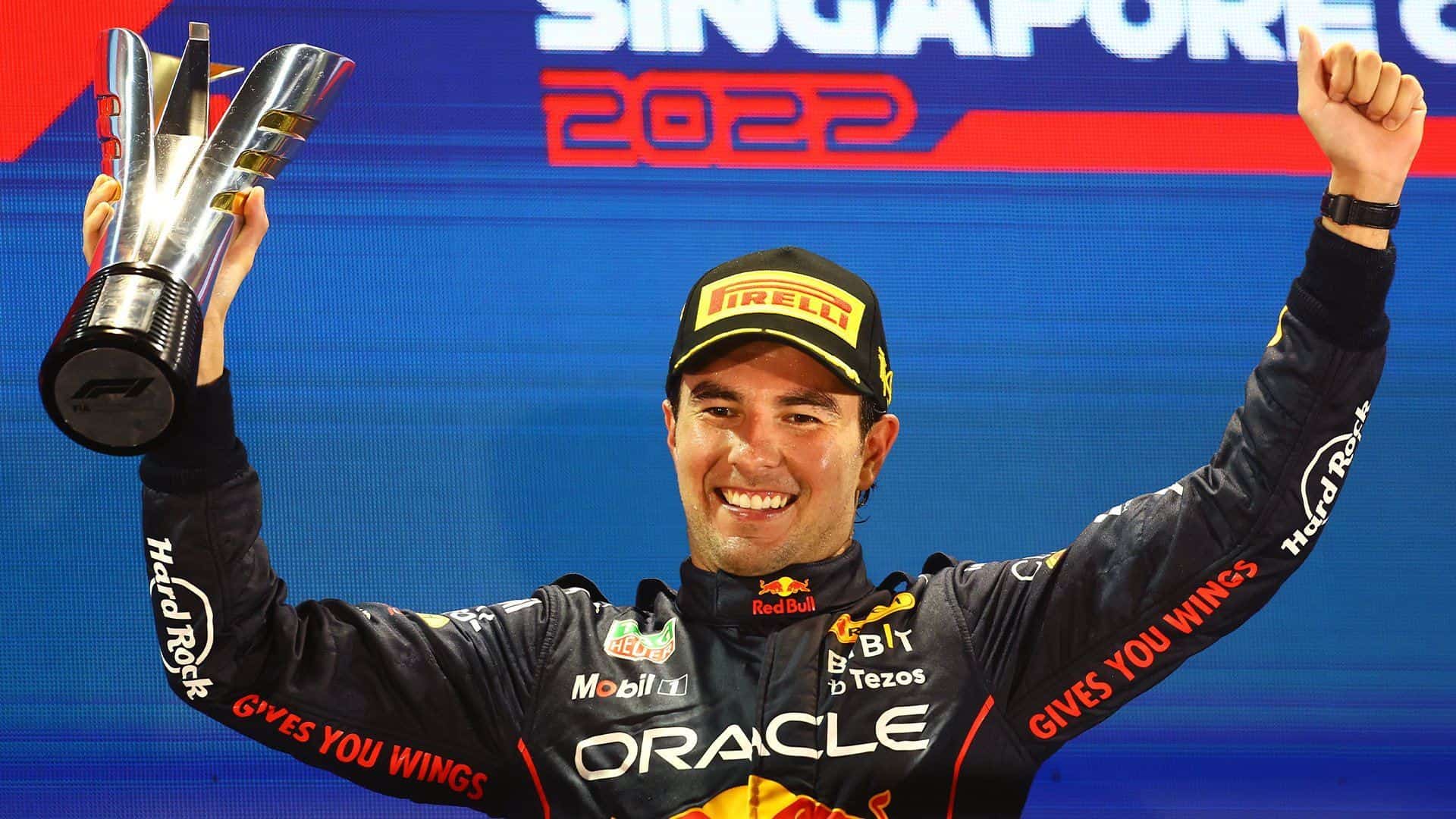 Checo Pérez se lleva primer lugar en el GP de Singapur