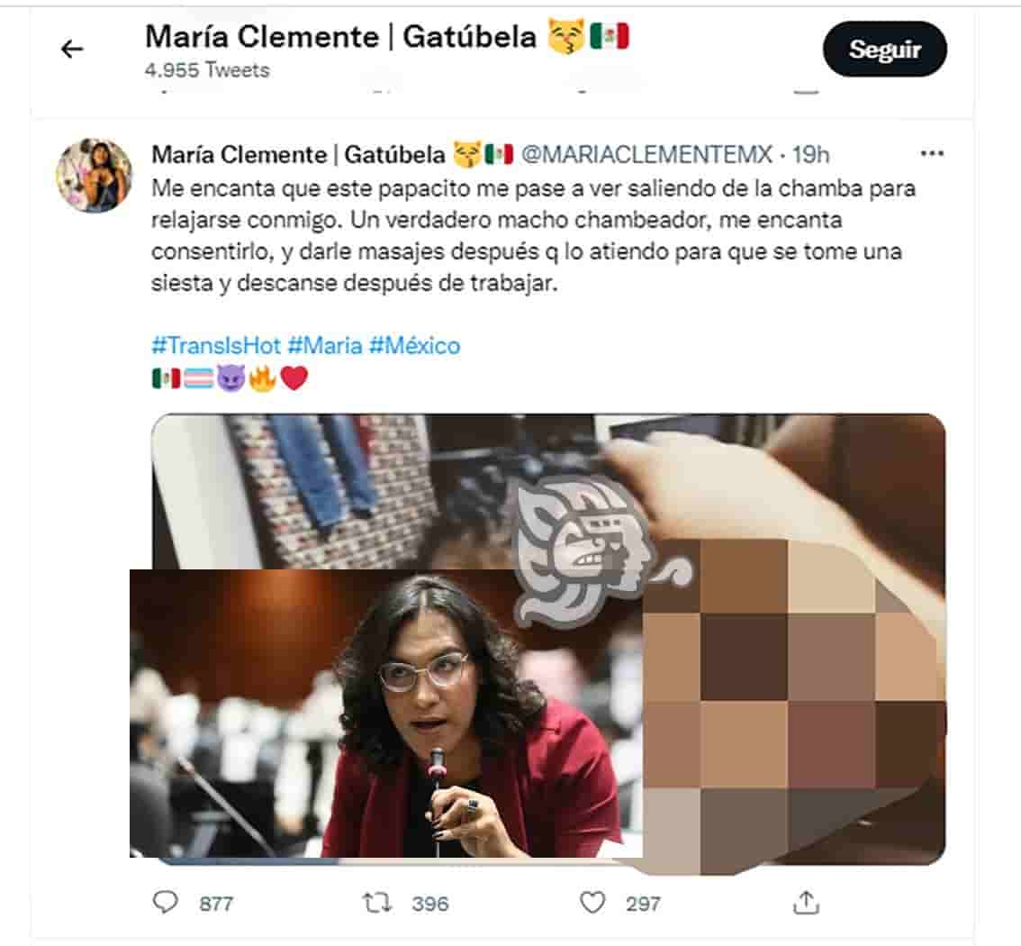 Diputada trans causa polémica al publicar vídeos sexuales en redes