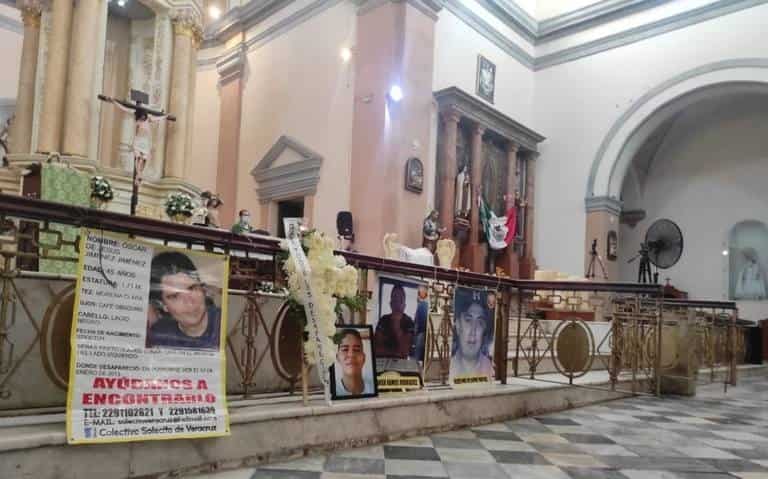 Realizan misa en Catedral por personas desaparecidas en Veracruz