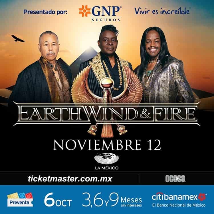 ¡Earth, Wind & Fire anuncia fecha en México!