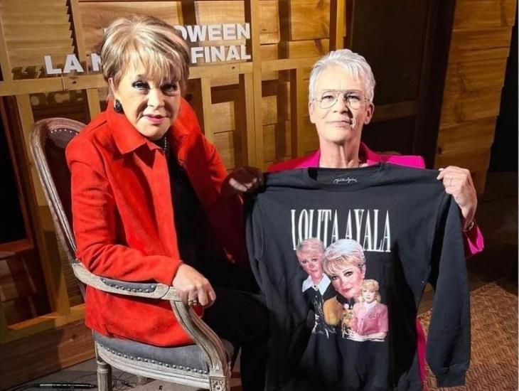 Jamie Lee Curtis presume sudadera de Lolita Ayala en Instagram