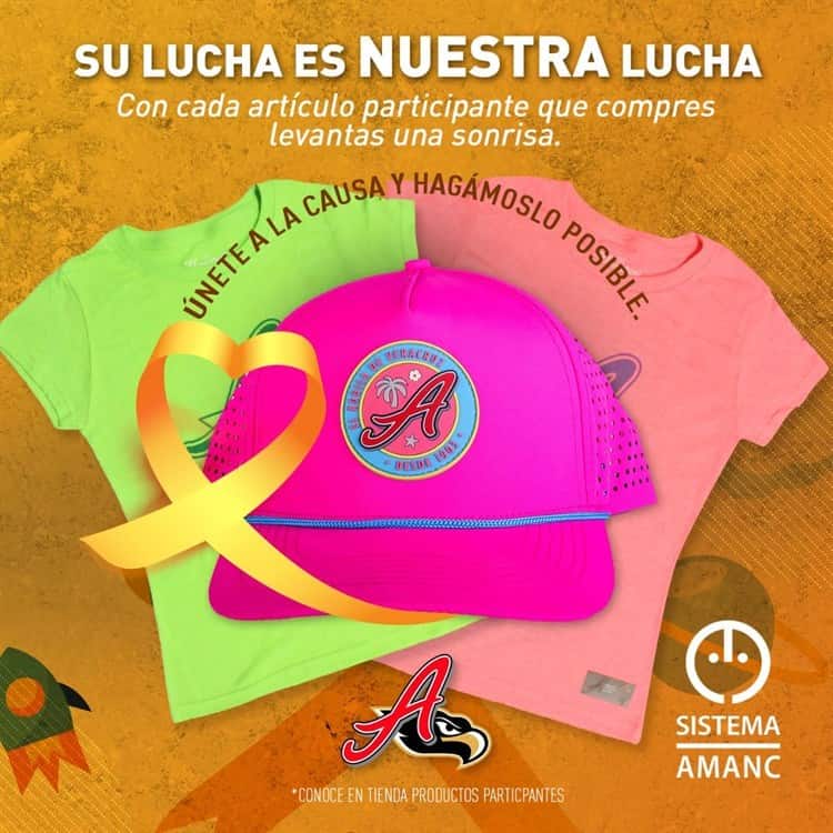 Durante octubre el Águila de Veracruz recaudará para apoyar a Amanc Veracruz