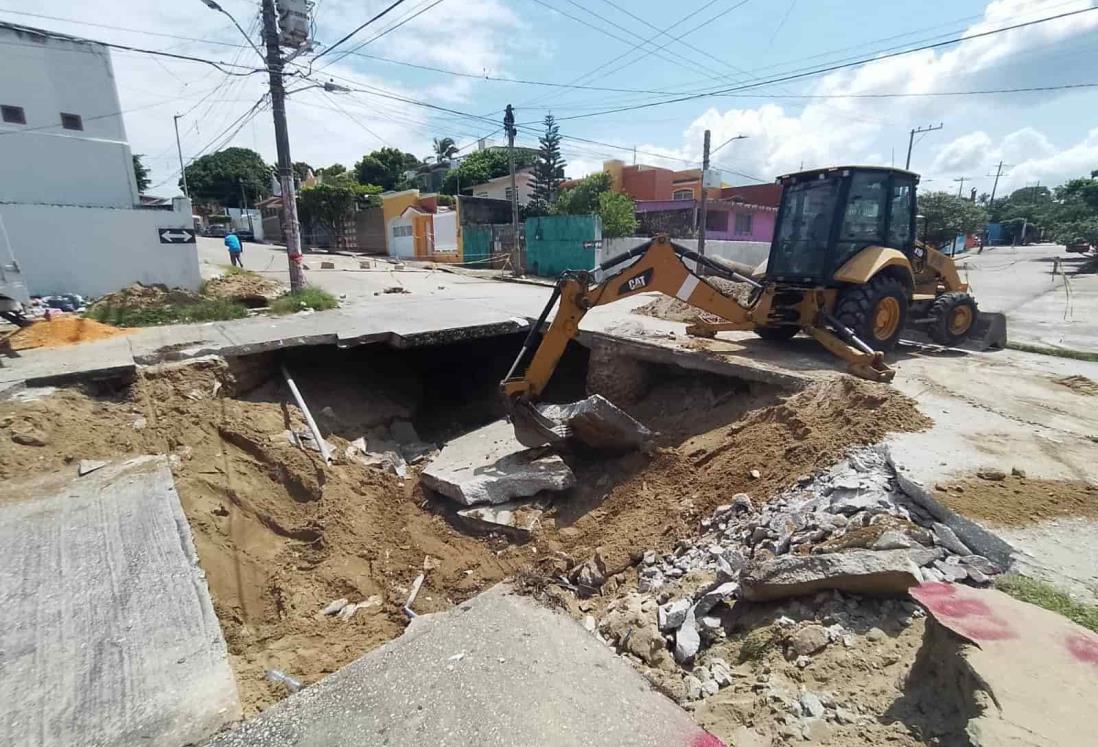 Avanza rehabilitación de la avenida Malpica en la Benito Juárez Norte