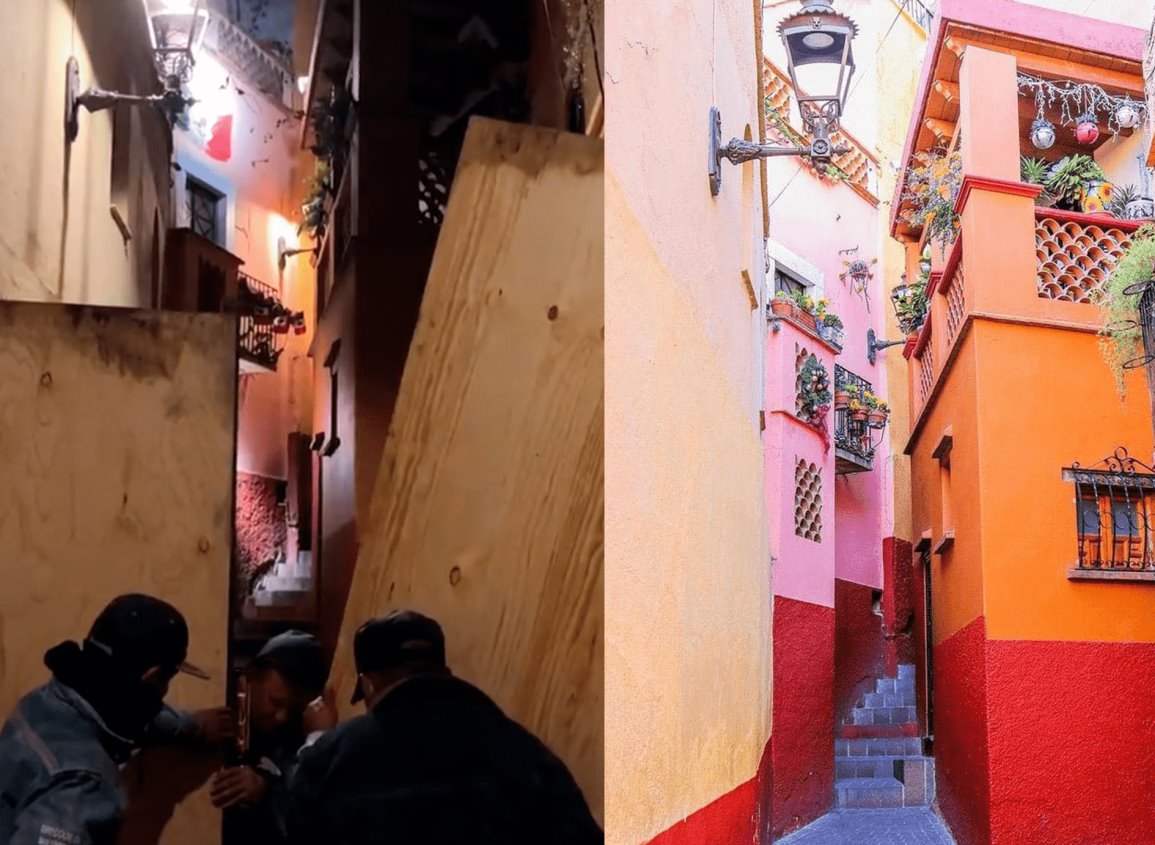 Por pleito entre fotógrafos, clausuran Callejón del Beso en Guanajuato (+Video)