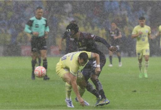 Tormenta eléctrica echa a perder duelo amistoso entre América y Atlante