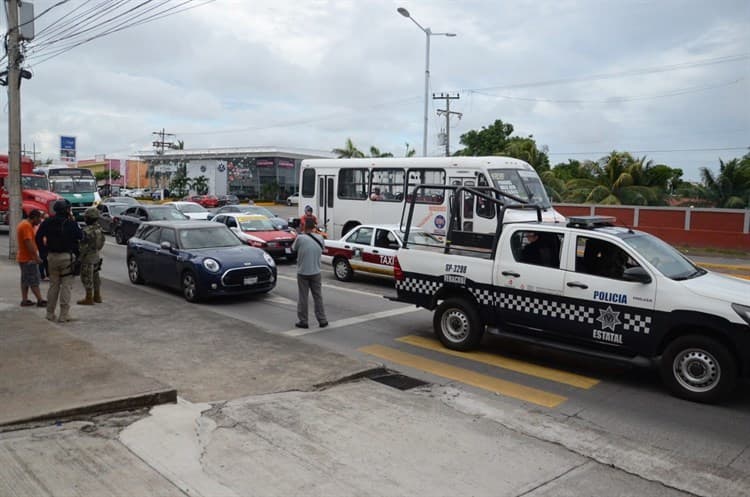 Detienen a sujetos por golpear a una persona en situación de calle en Veracruz