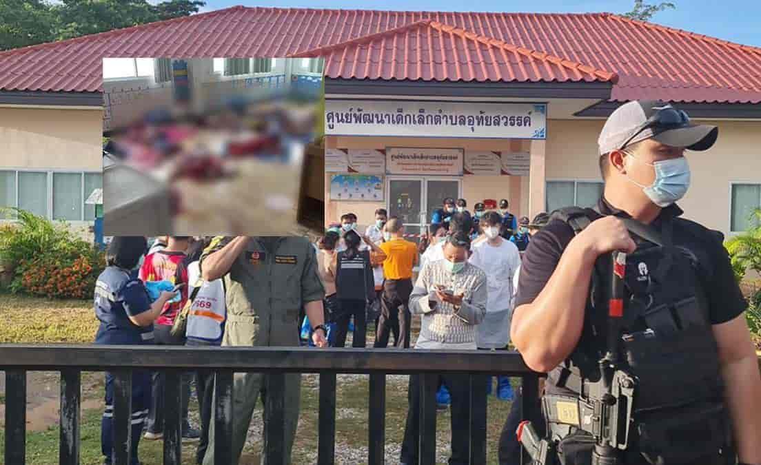 Sujeto ataca guardería de Tailandia mueren 22 niños y 16 adultos