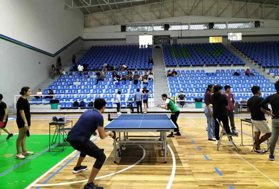 Da inicio evento de tenis de mesa en el Inter Facultades 2022