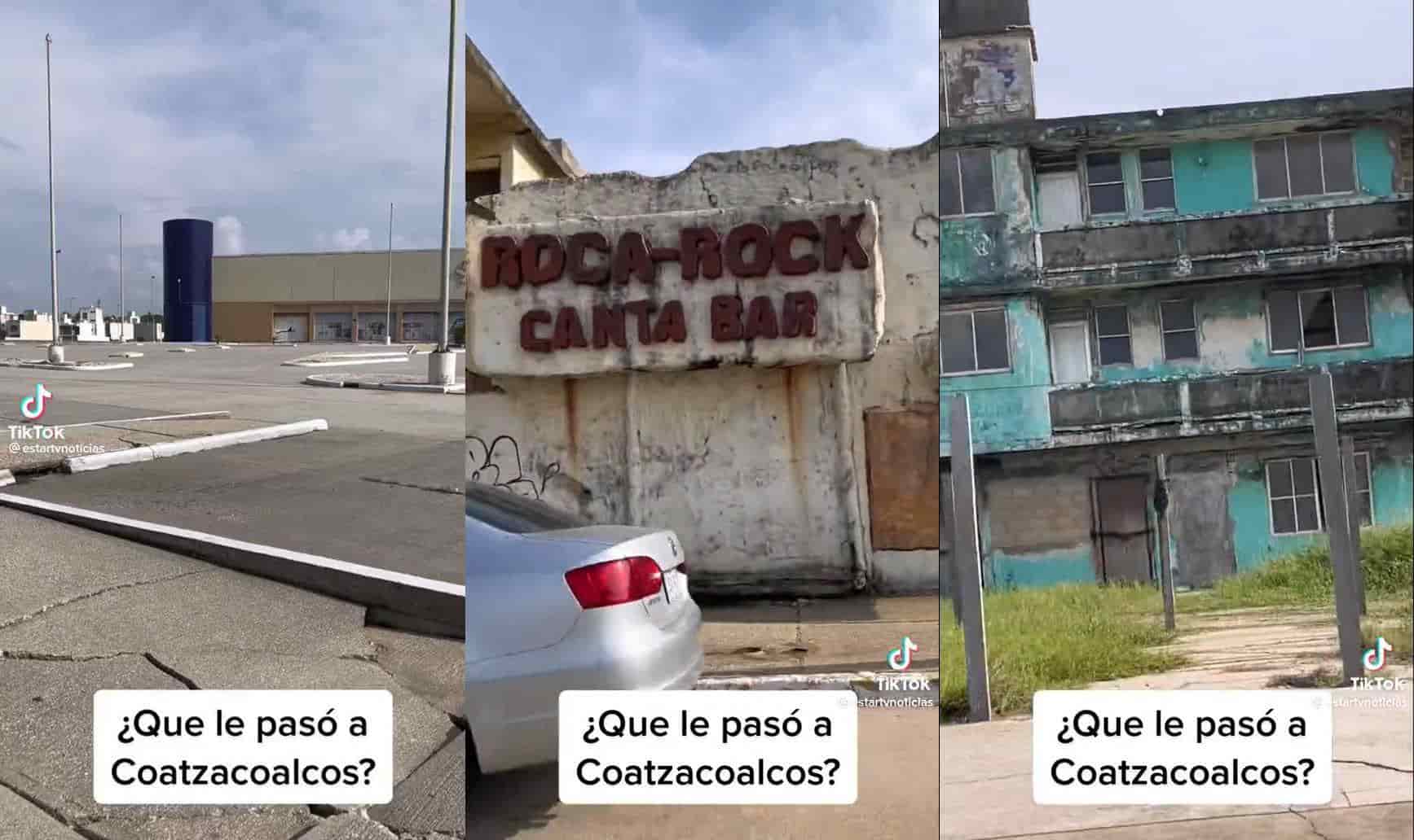 ¿Qué le pasó a Coatzacoalcos? viralizan en TikTok el mal estado del Malecón (Video)