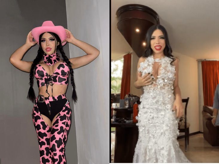 ¡A la pasarela! Yeri MUA desfila con vestidos del Carnaval de Veracruz en Poza Rica