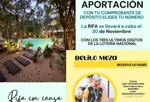 ¡Súmate! Con rifas y donaciones, buscan recursos para salvar a Betito