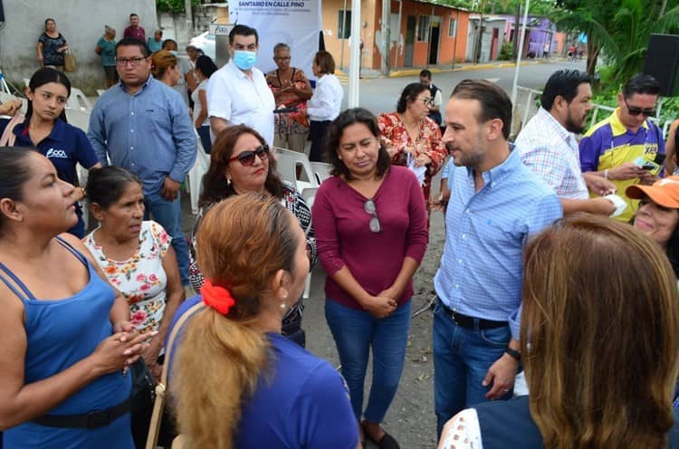 Inician obras del colector sanitario en la colonia Carranza de Boca del Río