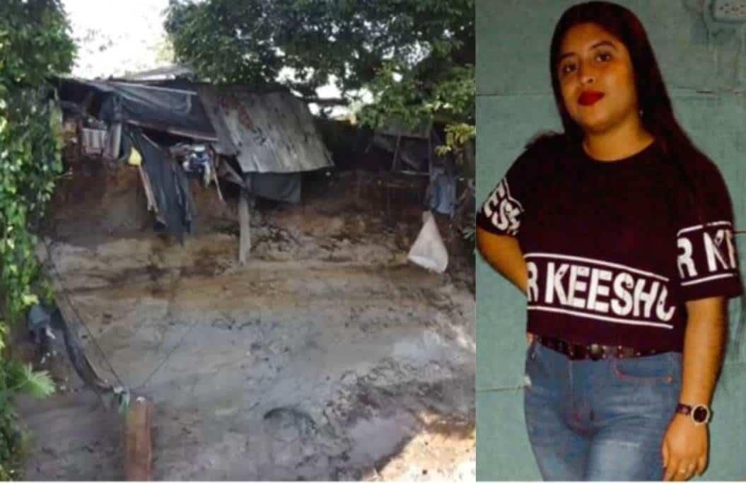 Joven embarazada perdió la vida al derrumbarse barda en Chiapas