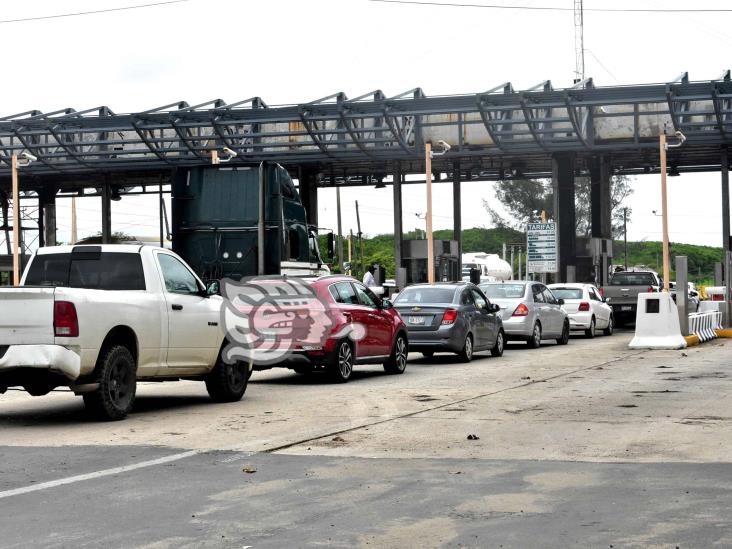 Avanza modernización y ampliación de la caseta del puente Coatzacoalcos 1