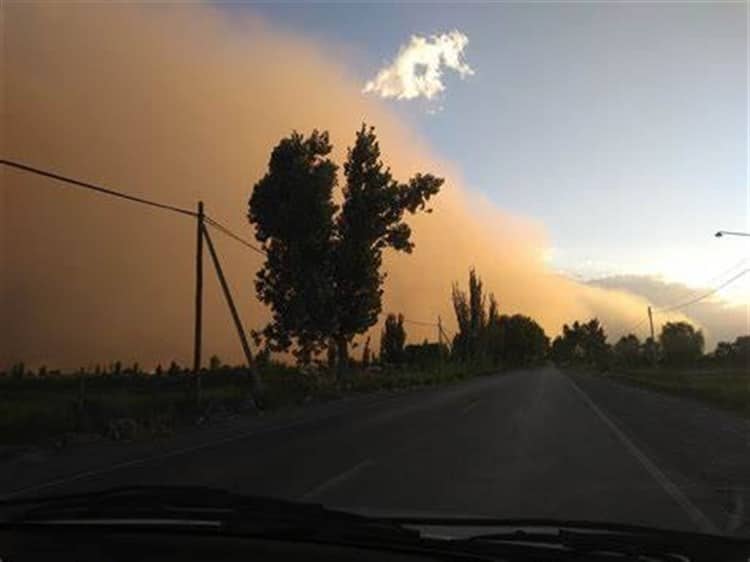 Así se vivió la tormenta de arena en Mexicalli (+Video)