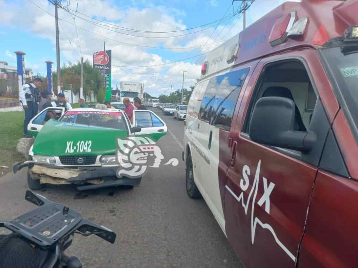 Choque por alcance deja un lesionado en Las Trancas