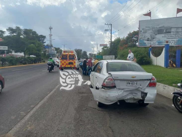 Choque por alcance deja un lesionado en Las Trancas