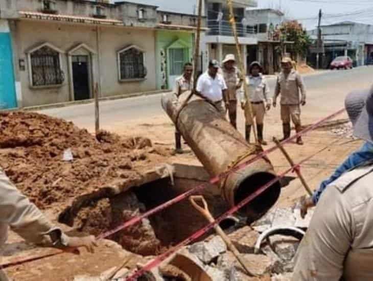 Detectan fuga de agua en Plantanillo