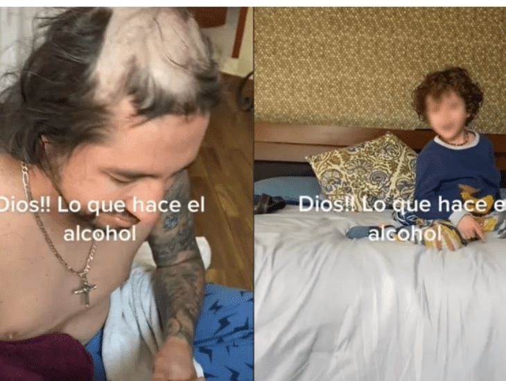 Se queda dormido y sus hijos lo rapan (+Vídeo)