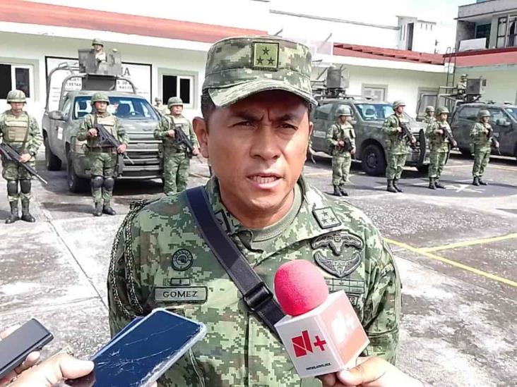 Tras asaltos, reforzarán militares seguridad en zona centro de Veracruz (+Video)