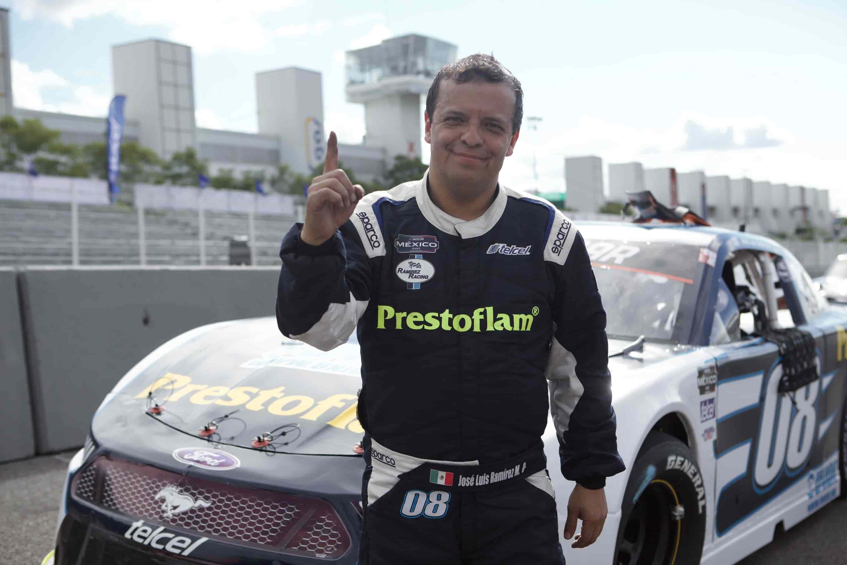 José Luis Ramírez, imponente en la calificación de la NASCAR México