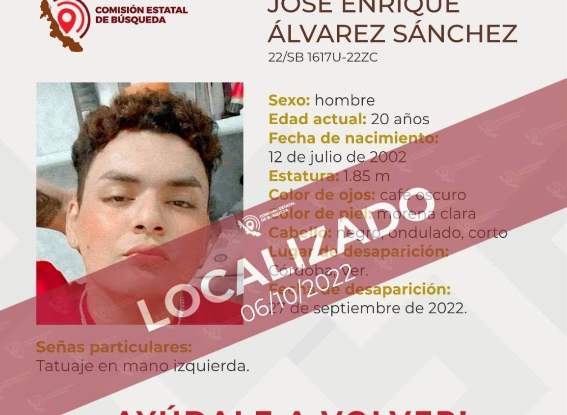 Localizan a Enrique Álvarez, joven cordobés reportado como desaparecido