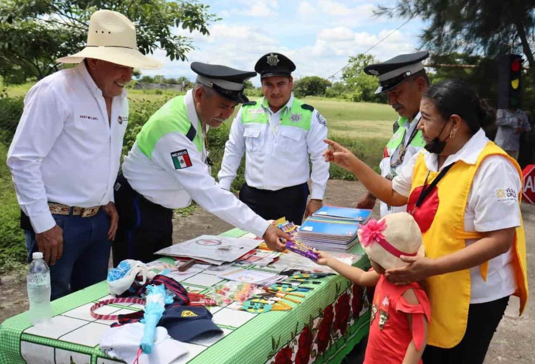 Realizan Feria de Seguridad Vial en Rincón Panal