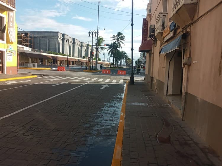 Malecón de Veracruz luce despejado sin vendedores ambulantes (+Video)