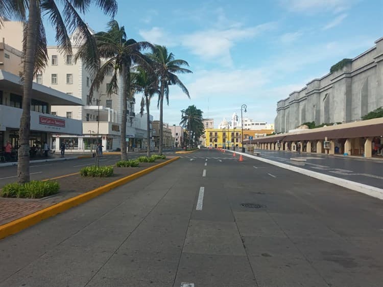 Malecón de Veracruz luce despejado sin vendedores ambulantes (+Video)