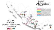 Esta será la ruta para la Carrera Panamericana 2022; iniciará en Veracruz