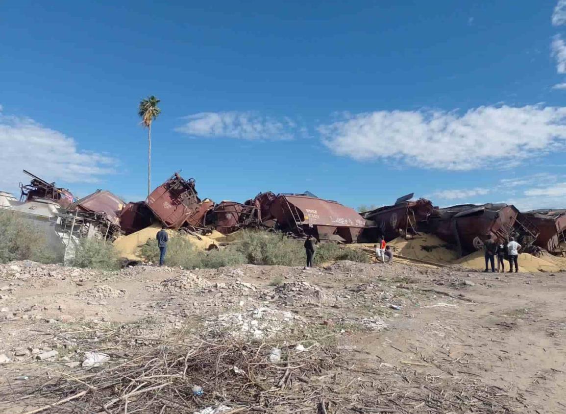 Tren se descarrila y deja tres heridos en Francisco I. Madero, Coahuila