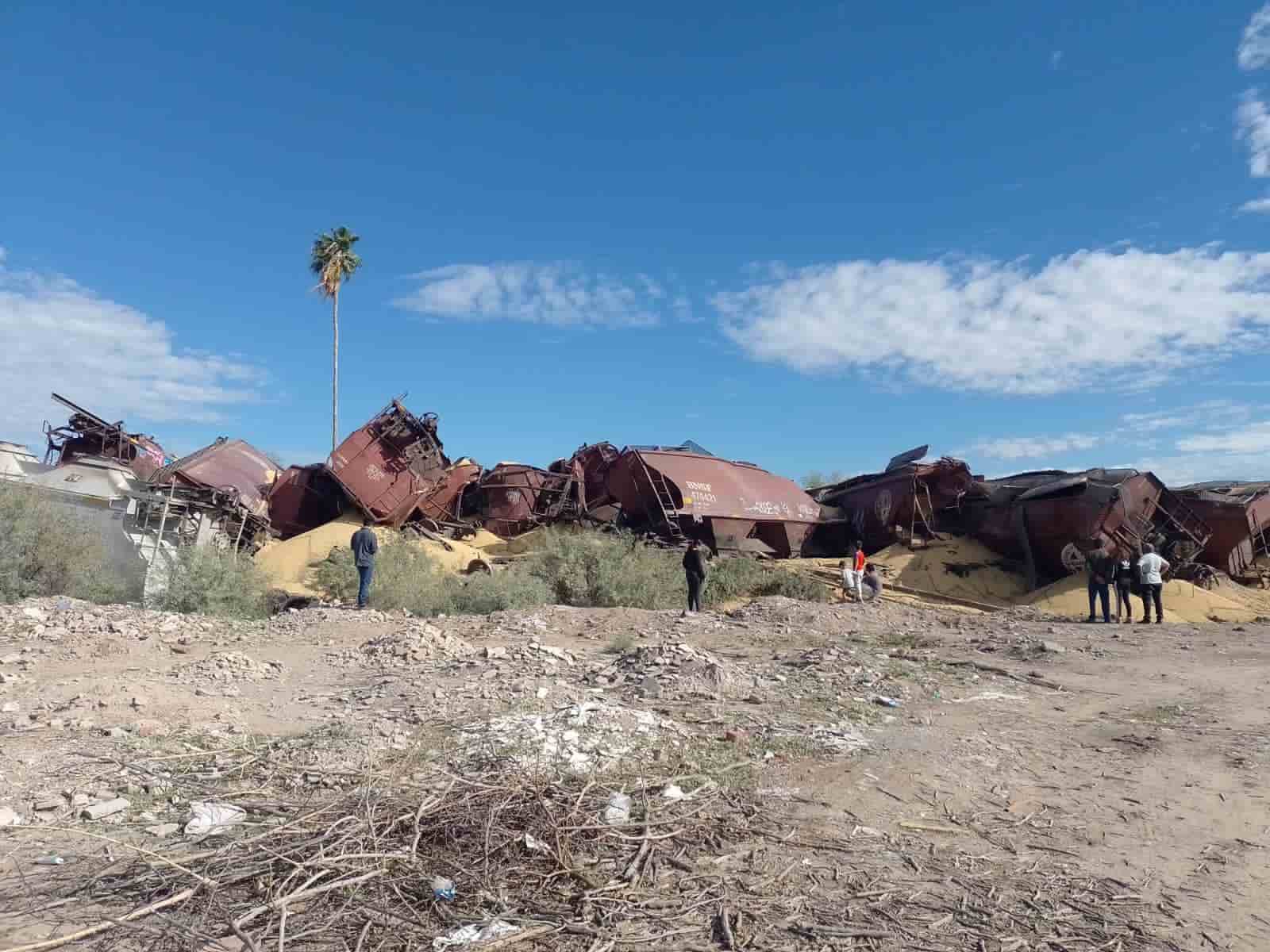 Tren se descarrila y deja tres heridos en Francisco I. Madero, Coahuila