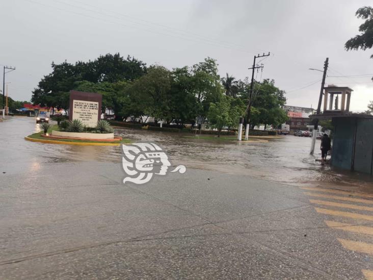 PC se moviliza por encharcamientos en zonas bajas de Nanchital