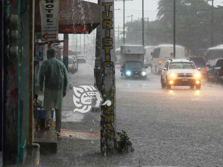 Avenidas de Coatzacoalcos se vuelven ríos tras lluvias torrenciales(+Videos)