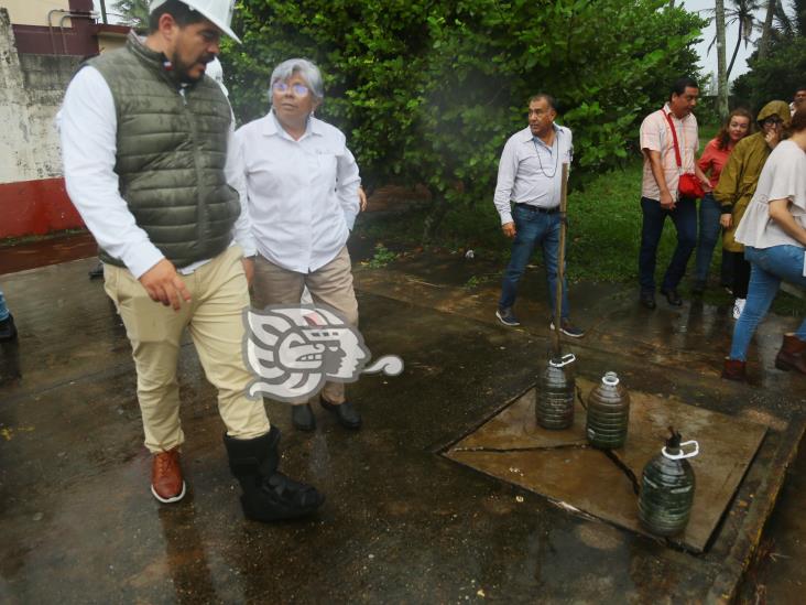 Dan banderazo a reconstrucción de sede de la SEV en Coatzacoalcos(+Video)