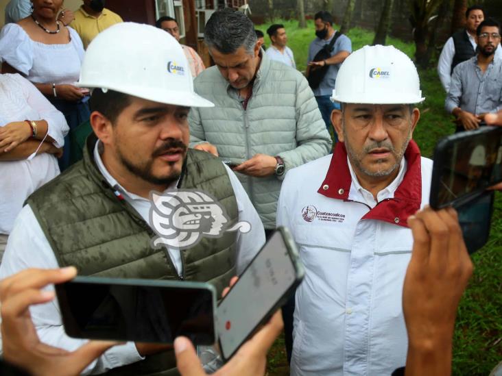 Dan banderazo a reconstrucción de sede de la SEV en Coatzacoalcos(+Video)