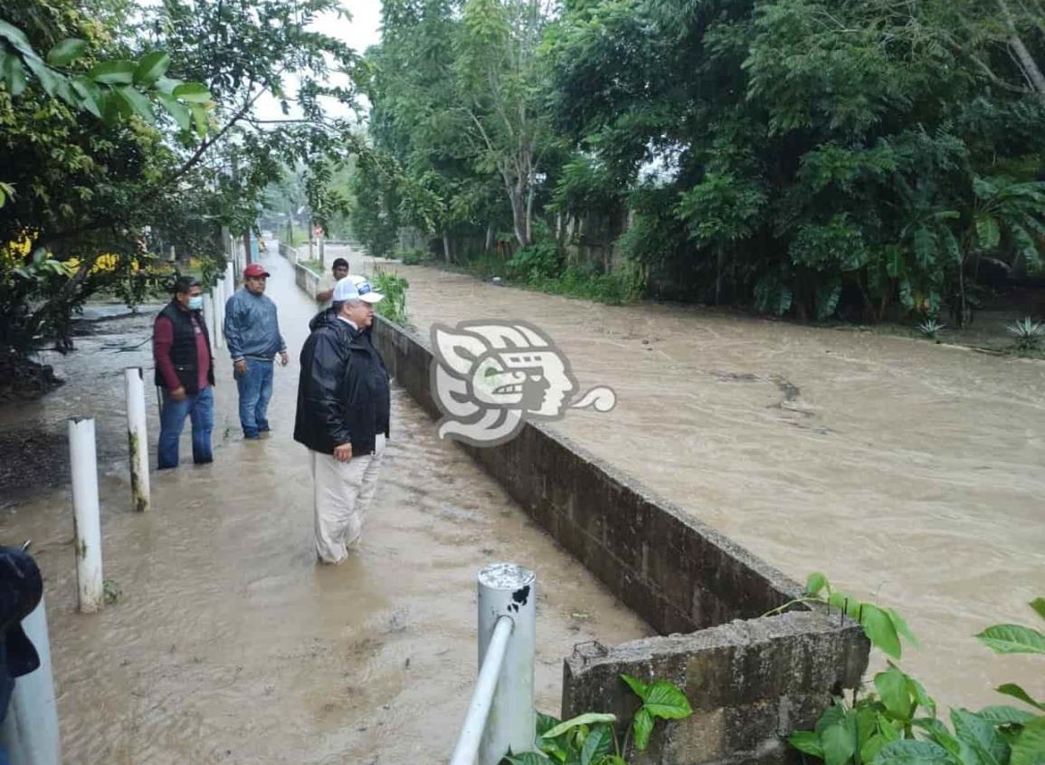 Fuertes lluvias ponen en alerta a autoridades y habitantes en Villa Cuichapa(+Video)