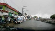 Realiza PC recorridos de inspección ante fuertes lluvias en Minatitlán