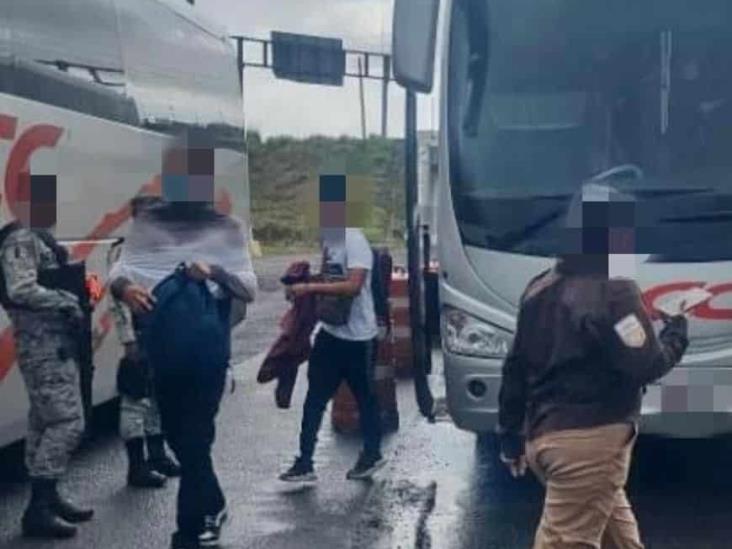 En operativos SSP aseguró a 96 migrantes en la zona centro y sur